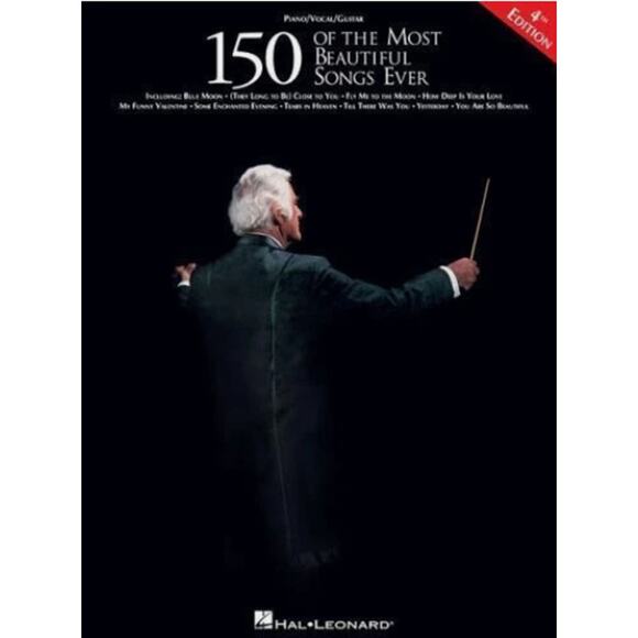 150 Most Beautiful Songs Ever - 3rd Edition Piano, Voice, Guitar 528 Pages - Picture 1 of 1